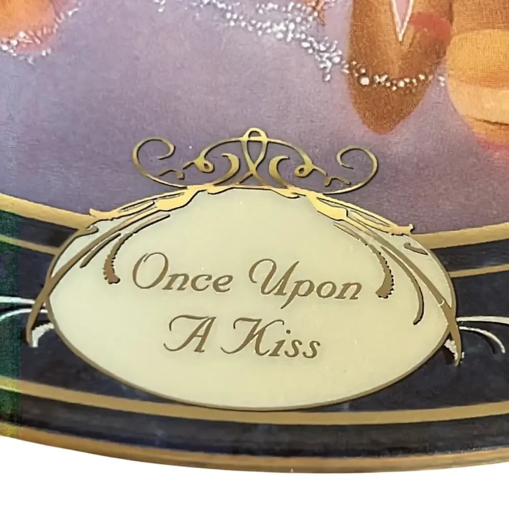 Vintage Disney Magical Moments Bradford Exchange First Issue Once Upon a Kiss